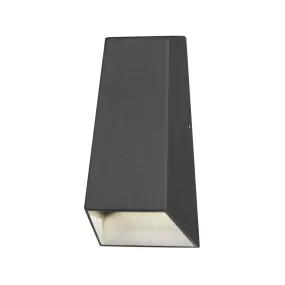 Konstsmide Imola – außenwandleuchte – 9 x 6,5 x 17 cm – 6W LED inkl. – IP54 – anthrazit