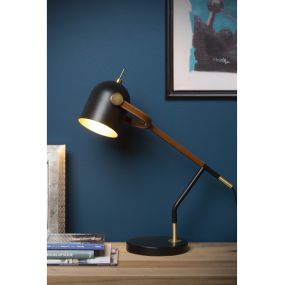 Lucide Waylon - Schreibtischlampe - 50 x 18 x 50 cm - schwarz