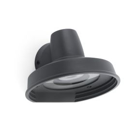Faro Bronx - Wandleuchte - 14,4 x 13,3 x 9,6 cm - IP44 - dunkelgrau