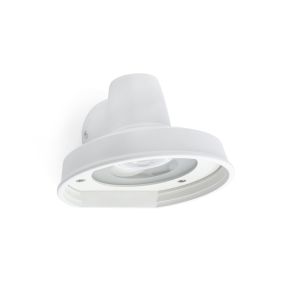Faro Bronx - Wandleuchte - 14,4 x 13,3 x 9,6 cm - IP44 - matt weiß