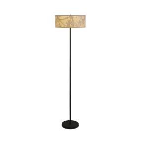 Searchlight Isla - Stehleuchte - Ø 40 x 160 cm - braun und schwarz