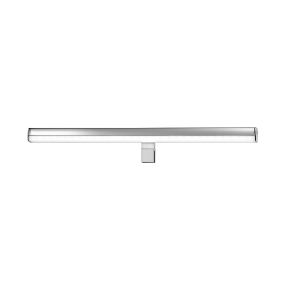 Nova Luce Vanese - Spiegelleuchte - 49 x 6,5 x 6,5 cm - 12W LED inkl. - IP44 - Chrom