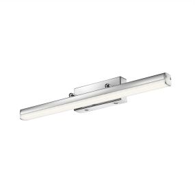 Nova Luce Vanese - Spiegelleuchte - 49 x 7,5 x 6,5 cm - 12W LED inkl. - IP44 - Chrom