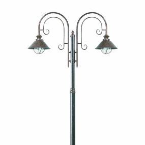 Faro Nautica - Laternenpfahl - 108 x 18,5 x 225 cm - IP33 - rostbraun