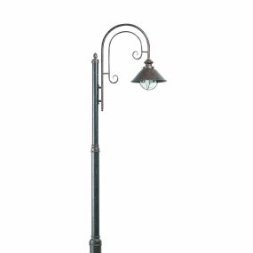 Faro Nautica - Laternenpfahl - 56 x 18,5 x 220 cm - IP33 - rostbraun