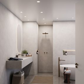 Nordlux Mahi 1-Kit - Einbaustrahler - Ø 85 x 45 mm - 8.5W LED inkl. - IP65 - weiß