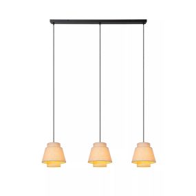 Lucide Tribute 3L - Hängeleuchte - 120 x 25 x 150 cm - beige