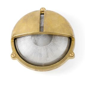 Faro Timon - Wandleuchte - 22,5 x 11 x 22,5 cm - IP44 - Messing