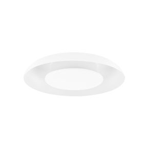 Nova Luce Epos - Deckenleuchte - Ø 40 x 6 cm - 24W dimmbar LED inkl. - Sand Weiß