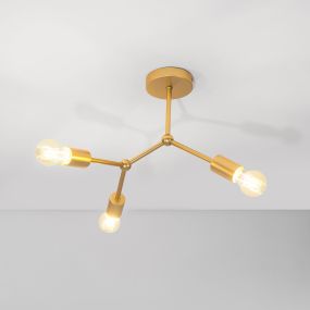 Nova Luce Calisto - Deckenleuchte - Ø 45 x 45 cm - Messing