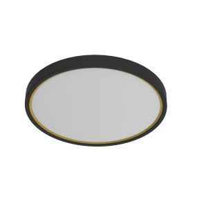 Nordlux Noxy - Deckenleuchte für Badezimmer - Ø 35 x 5 cm - 3 Stufen Moodmaker SceneSelect Funktion - 15W LED inkl. - IP44 - weiß