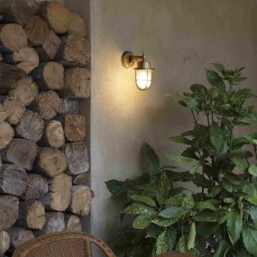 Faro Nahir - Wandleuchte - 12 x 20 x 23 cm - IP44 - Messing