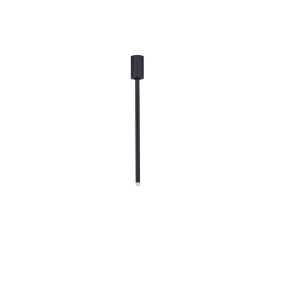 Nova Luce Ornos - Deckenleuchte - Ø 5 x 49,5 cm - 4W LED inkl. - Sand schwarz