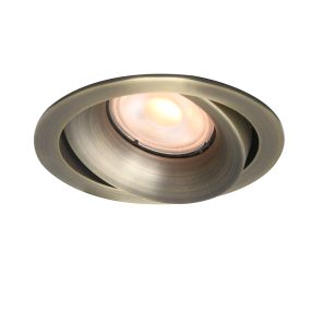 Artdelight Alice - einbauspot - Ø 90 mm, Ø 83 mm einbaumaß - antikbronze