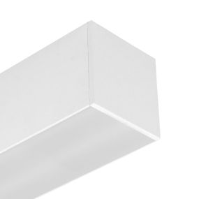 Leuchtenkönig Line - Deckenleuchte - Profil 5,3 x 5,3 cm - 28,8W LED pro Meter - weiß