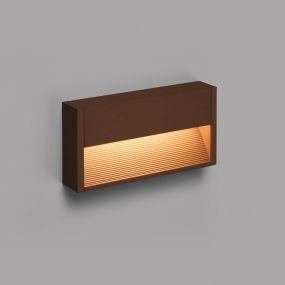 Faro Grada - Wandleuchte - 25 x 4,6 x 12,8 cm - 6W LED inkl. - IP54 - rostbraun