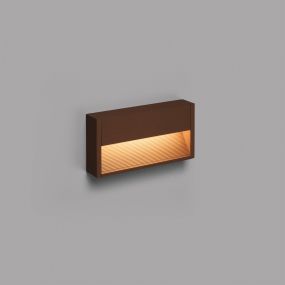 Faro Grada - Wandleuchte - 25 x 4,6 x 12,8 cm - 6W LED inkl. - IP54 - rostbraun