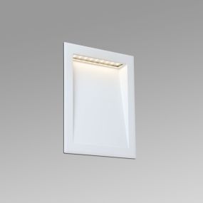 Faro Soun - Wandeinbauleuchte - 19,3 x 7,3 x 23,8 cm - 8W LED inkl. - IP65 - weiß mattiert