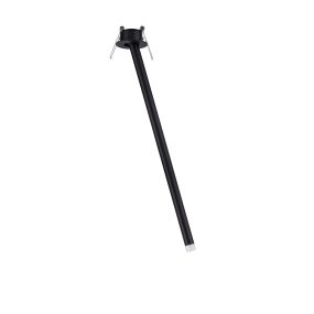 Nova Luce Stilvi - Deckenleuchte - Ø 5 x 44 cm - 4W LED inkl. - Sand schwarz