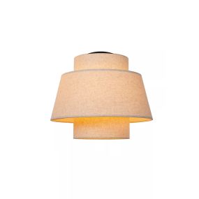Lucide Tribute - Deckenleuchte - Ø 40 x 26 cm - beige