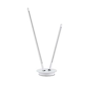 Nova Luce Intec - Tischleuchte - Ø 15 x 50 cm - 8W dimmbar LED incl. - sand weiß