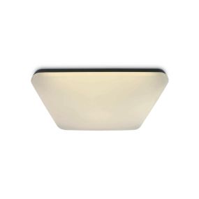 ONE Light LED Slim Line Plafo - Deckenleuchte - 50 x 50 x 7,5 cm - 50W LED inkl. - schwarz