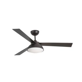 Faro Rodas - Deckenventilator mit Licht und Fernbedienung und Timer - Ø 132 cm - 20W dimmbare LED inkl - dunkelbraun