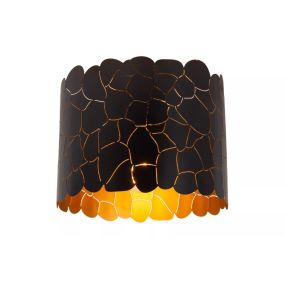 Lucide Almelo - Deckenleuchte - Ø 25,5 x 22 cm - schwarz