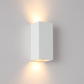 Searchlight Square - Wandleuchte - 6,7 x 6,7 x 15,5 cm - weiß