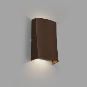 Faro Nairobi - Wandleuchte - 8,5 x 5 x 15 cm - 6W LED inkl. - IP54 - rostbraun