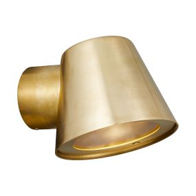 Nordlux Aleria - Außenwandleuchte - 14,7 x 11,5 x 11,3 cm - IP44 - Messing