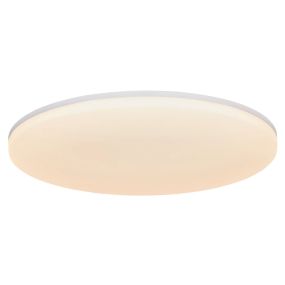 Nordlux Vic - Deckenleuchte - Ø 35 x 4 cm - 32W LED inkl - IP21 - weiß - warmweiße Lichtfarbe (3000K)