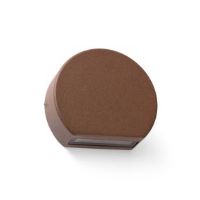 Faro Pill - Wandleuchte - 10 x 3 x 8,5 cm - 4W LED inkl. - IP54 - rostbraun
