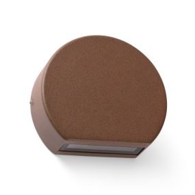 Faro Pill - Wandleuchte - 10 x 3 x 8,5 cm - 4W LED inkl. - IP54 - rostbraun