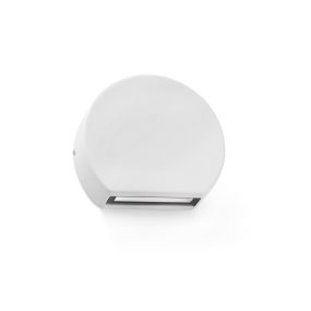 Faro Pill - Wandleuchte - 10 x 3 x 8,5 cm - 4W LED inkl. - IP54 - weiß mattiert