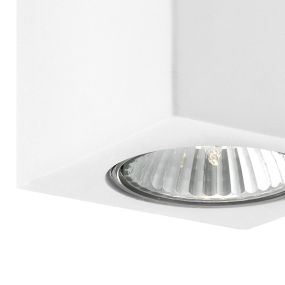 Nova Luce Nevio - Deckenstrahler - 11 x 7 cm - weißer Gips