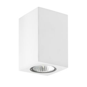 Nova Luce Nevio - Deckenstrahler - 11 x 7 cm - weißer Gips