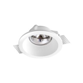Nova Luce Vitale - Einbaustrahler - Ø 200 mm, Ø 205 mm Einbaugröße - weißer Gips