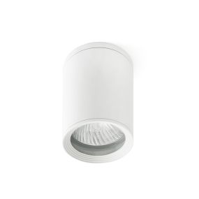 Faro Tasa - Aufbaustrahler 1L - Ø 11 x 14 cm - IP44 - mattweiß