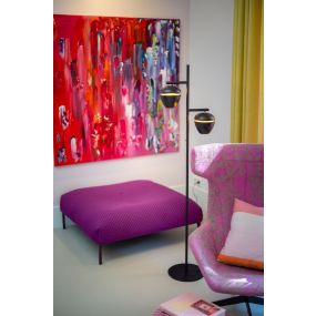 ETH Claire - stehleuchte - Ø 30 x 165 cm - schwarz und messing