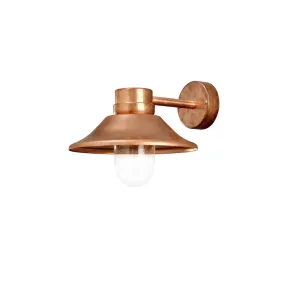 Konstsmide Vega - Wandleuchte für Außen - 29 x 36 x 26,5 cm - IP54 - Kupfer