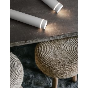 Nova Luce Esca - Pendelleuchte - Ø 6 x 150 cm - sandweiß