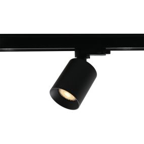 Artdelight Megano - Stromschienenstrahler 3 Phasen Stromschiene - Ø 7 x 13 cm - schwarz