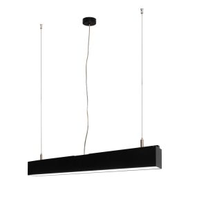 Leuchtenkönig Linear - Pendelleuchte - 57 x 5 x 200 cm - 18W LED inkl. Dimmfunktion - schwarz - warmweiße Lichtfarbe
