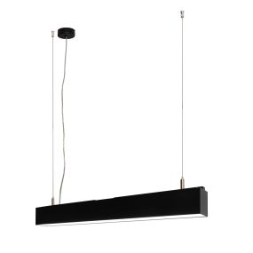 Leuchtenkönig Linear - Pendelleuchte - 57 x 5 x 200 cm - 18W LED inkl. Dimmfunktion - schwarz - warmweiße Lichtfarbe
