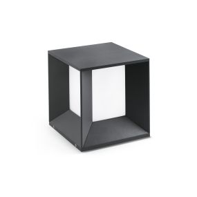 Faro Mila - Sockelleuchte - 22 x 22 x 24 cm - 18W LED inkl. - 18W LED inkl. - IP65 - dunkelgrau