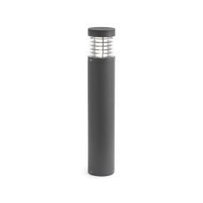 Faro Giza - Gartenleuchte - Ø 12 x 65 cm - 15W LED inkl. - IP54 - dunkelgrau