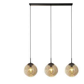 Searchlight Punch - Hängeleuchte - 121 x 120 cm - schwarz und champagner