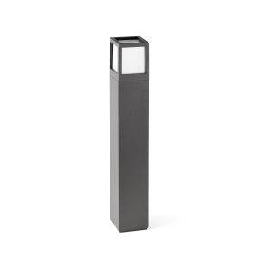 Faro Nze - Gartenpfosten - 10,8 x 10,8 x 65 cm - IP54 - dunkelgrau