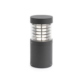 Faro Giza - Gartenleuchte - Ø 12 x 26,5 cm - 15W LED inkl. - IP54 - dunkelgrau